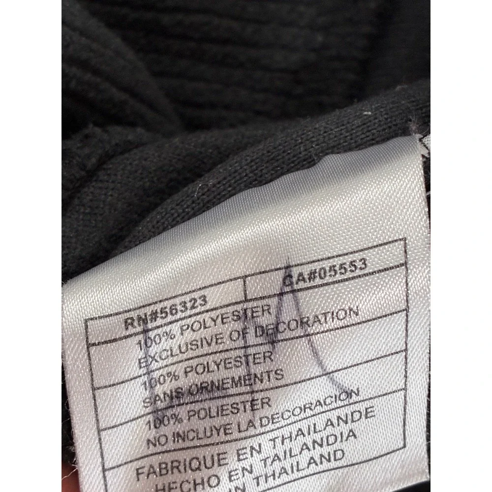 Nike Womens XXL Black Fleece Full Zip Mock Neck Jacket RN 56323 Activewear